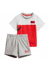 Dres komplet dzieciecy Adidas INF DY Spider-Man. Okazja: na uczelnię. Kolor: czerwony, biały, wielokolorowy. Materiał: dresówka