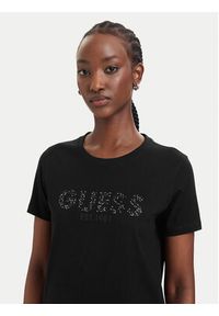 Guess T-Shirt W6GI15 K3035 Czarny Regular Fit. Kolor: czarny. Materiał: bawełna #4