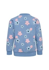 Bluza dresowa dla dziewczynki Hummel Rinna. Kolor: szary, niebieski, wielokolorowy. Materiał: dresówka #1