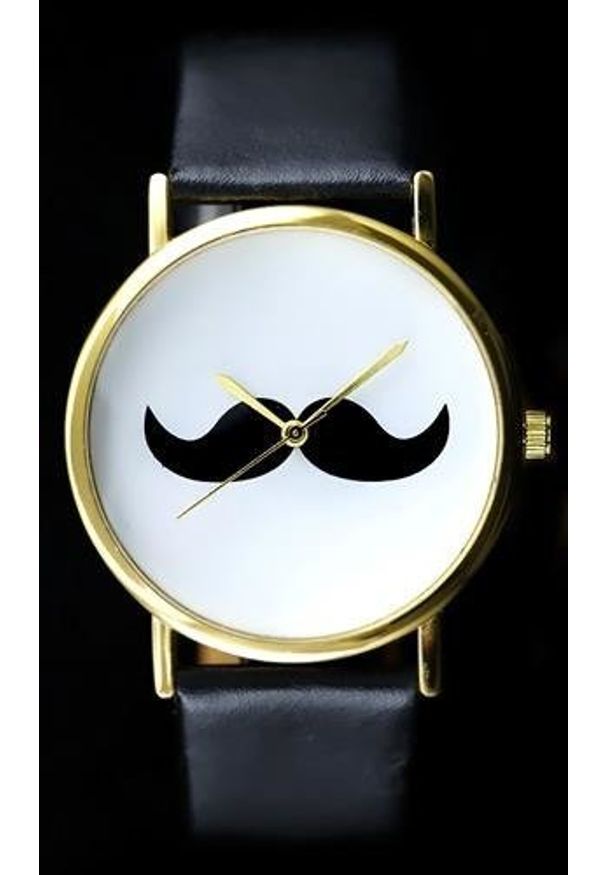 NoName - Zegarek ZEGAREK DAMSKI MUSTACHE - WĄSY - asox (zx548)