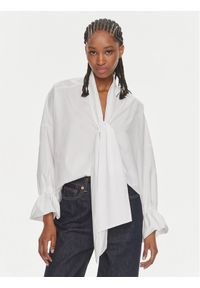 Pinko Bluzka Dedita Camicia . 103460 A19U Biały Oversize. Kolor: biały. Materiał: bawełna