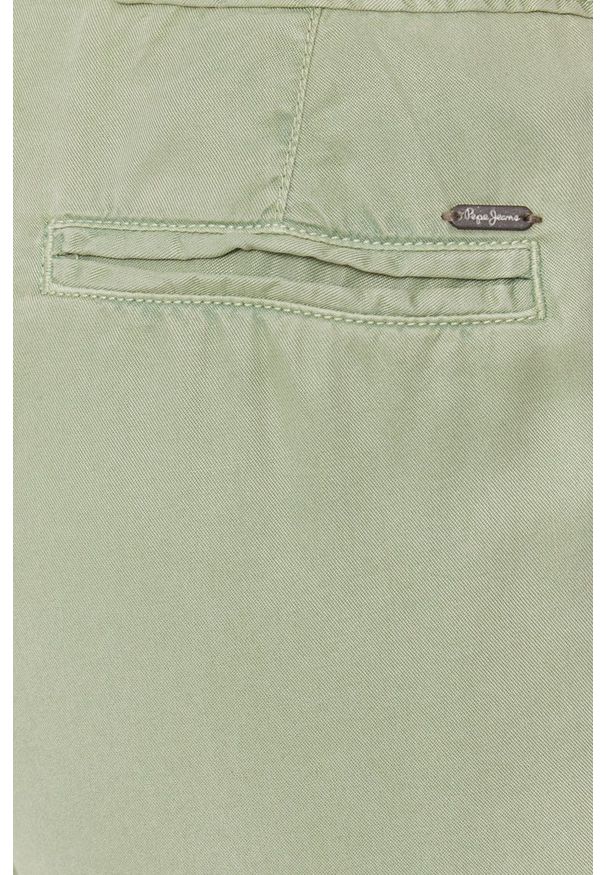Pepe Jeans - Spodnie Dash. Okazja: na co dzień. Kolor: zielony. Materiał: tkanina. Styl: casual
