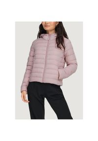 only - Kurtka puchowa Kobieta ONLY ONLTAHIA LW QUILTED HOOD JKT NOOS OTW. Okazja: na co dzień. Typ kołnierza: kaptur. Kolor: różowy. Materiał: puch. Styl: casual #1