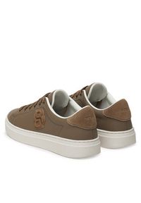 BOSS Sneakersy Kieran 50548277 Brązowy. Kolor: brązowy. Materiał: skóra
