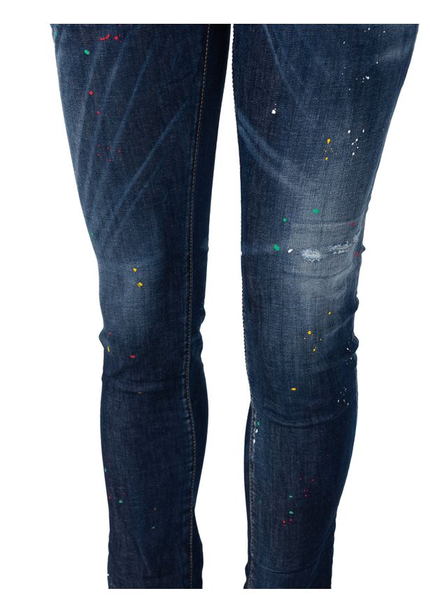 DSQUARED2 - Dsquared2 Jeansy "Skater Jean" | S71LB1165 S30789 | Mężczyzna | Granatowy. Okazja: na co dzień. Stan: obniżony. Kolor: niebieski. Sezon: lato. Styl: elegancki, casual