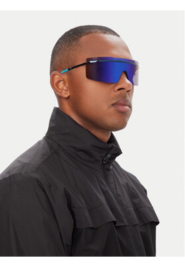 Nike Okulary przeciwsłoneczne Echo Shield M FD1884 414 Niebieski. Kolor: niebieski. Materiał: syntetyk