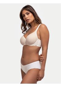 Dorina Biustonosz z fiszbiną Leila D001725LA085 Beżowy. Kolor: beżowy. Materiał: syntetyk #3