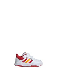 Adidas - Tensaur Hook and Loop Shoes. Kolor: czerwony, biały, wielokolorowy, żółty. Materiał: materiał. Sport: bieganie