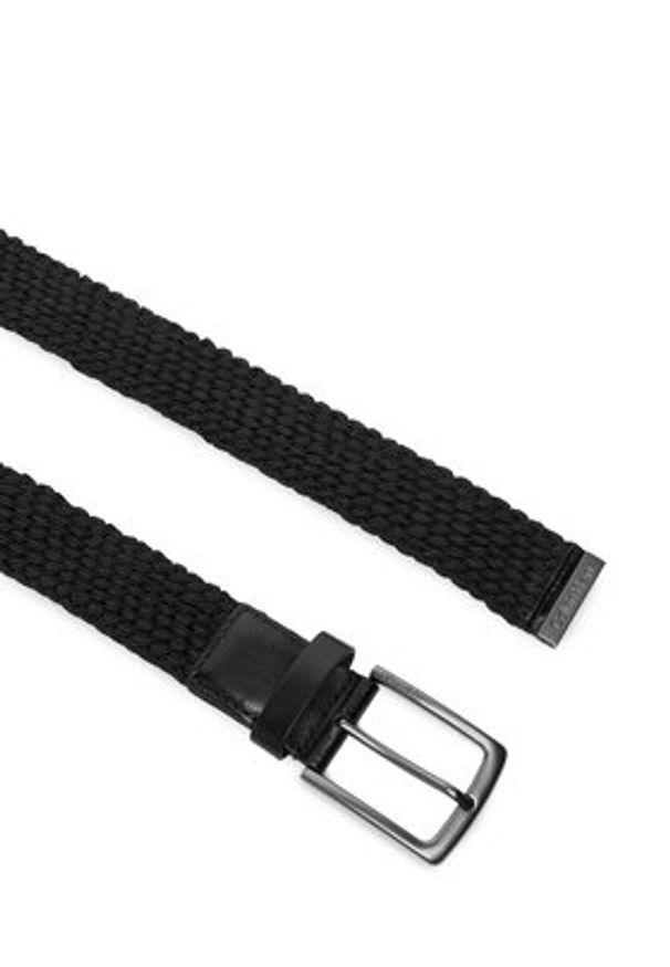 Calvin Klein Pasek Casual Pin Buckle 35Mm Fixed - LV04D7088G Czarny. Kolor: czarny. Materiał: syntetyk. Styl: casual