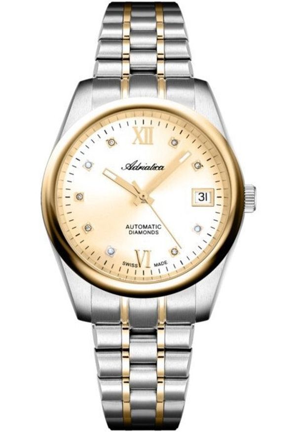 Zegarek damski Adriatica A3198.2181DA srebrny. Kolor: srebrny