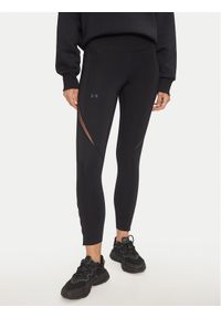 Under Armour Legginsy Vanish Elite Vent 1386402 Czarny Slim Fit. Kolor: czarny. Materiał: syntetyk #1