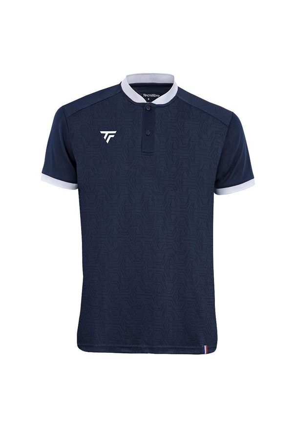 TECNIFIBRE - Polo Tecnifibre Team Tech. Typ kołnierza: polo. Kolor: niebieski. Sport: tenis