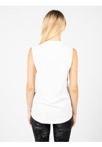 Silvian Heach T-Shirt | PGP22127TS | Kobieta | Biały. Kolor: biały. Materiał: bawełna. Długość rękawa: bez rękawów. Wzór: nadruk, aplikacja #5