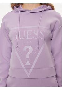 Guess Bluza New Alisa V2YQ08 K7UW2 Fioletowy Regular Fit. Kolor: fioletowy. Materiał: wiskoza #3