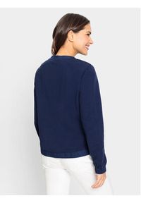 Olsen Bluza 11201570 Granatowy Regular Fit. Kolor: niebieski. Materiał: bawełna