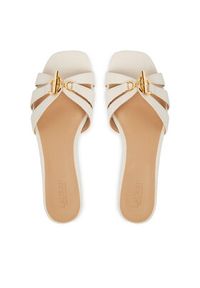 Lauren Ralph Lauren - LAUREN RALPH LAUREN Klapki Blaike 802982875007 Biały. Kolor: biały. Materiał: skóra #5