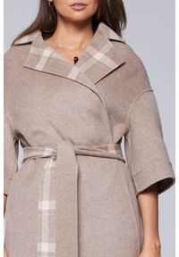 DIEGO M Płaszcz damski w kolorze taupe, Rozmiar 38 EU - 42 IT. Kolor: szary #3