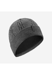 WEDZE - Czapka narciarska dla dorosłych Wedze Torsade 900. Kolor: szary. Materiał: poliester, wełna, materiał, akryl, elastan. Sezon: zima. Styl: sportowy #1
