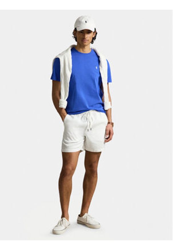 Polo Ralph Lauren T-Shirt 710671438532 Niebieski Regular Fit. Typ kołnierza: polo. Kolor: niebieski. Materiał: bawełna