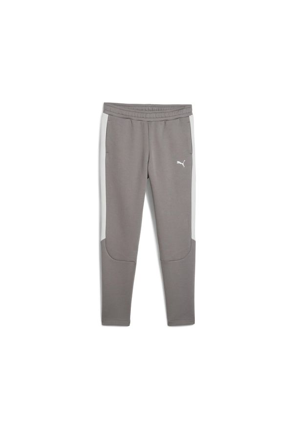 Puma - Młodzieżowe spodnie Evostripe PUMA Cast Iron Gray. Kolor: szary. Sport: turystyka piesza