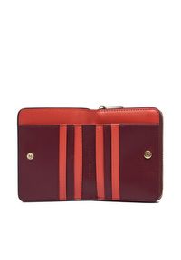 TOMMY HILFIGER - Tommy Hilfiger Portfel Th Icon Med Za W/ Flap Seasonal AW0AW18758 Bordowy. Kolor: czerwony. Materiał: skóra #3