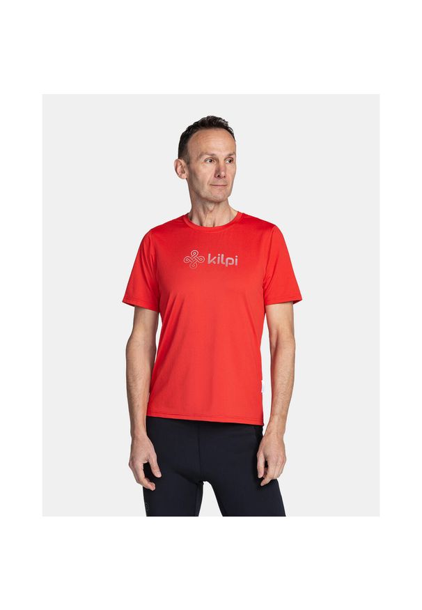 Męska koszulka techniczna Kilpi TODI-M. Kolor: czerwony