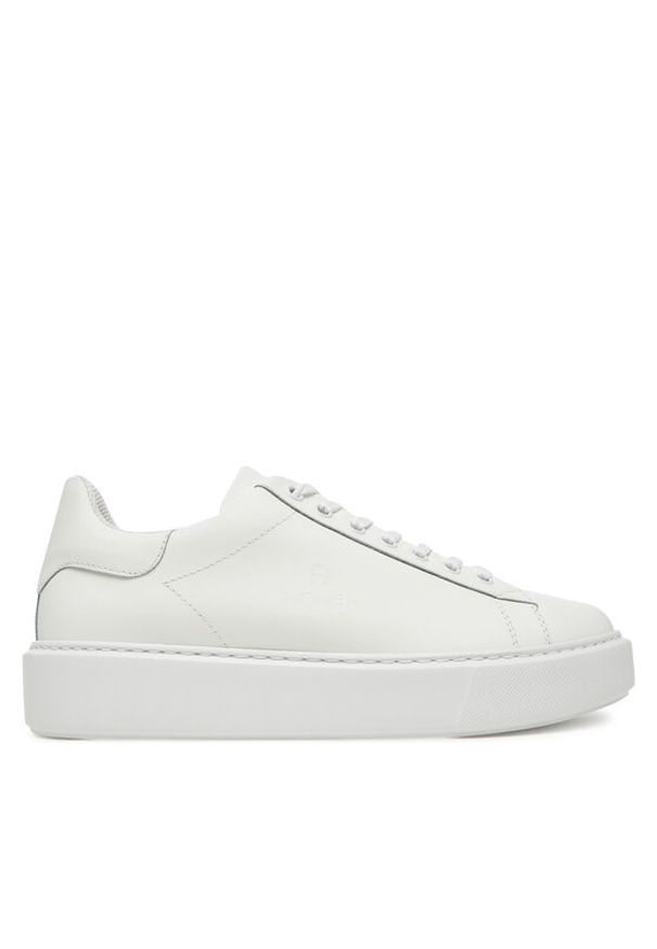 Aigner Sneakersy Sally 23A 1251420 Biały. Kolor: biały. Materiał: skóra