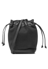 Calvin Klein Torebka Re-Lock Drawstring Bag Sm Perf K60K610636 Czarny. Kolor: czarny. Materiał: skórzane #2