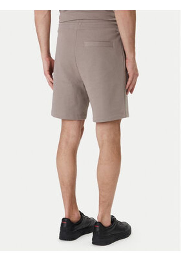 Hugo - HUGO Szorty sportowe Diz222 50466196 Beżowy Regular Fit. Kolor: beżowy. Materiał: bawełna. Styl: sportowy