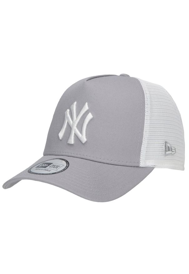 Casquette New Era clean trucker New York Yankees. Kolor: szary. Styl: sportowy
