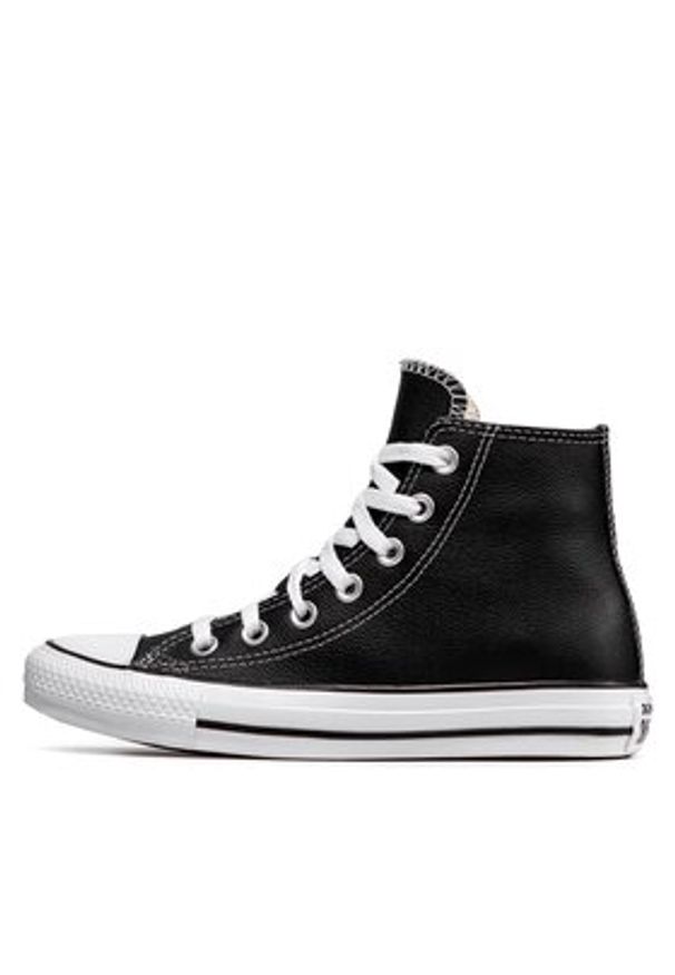 Converse Trampki Chuck Taylor All Star HI 132170C Czarny. Kolor: czarny. Materiał: skóra
