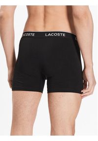 Lacoste Komplet 3 par bokserek 6H3420 Czarny Regular Fit. Kolor: czarny. Materiał: bawełna #4