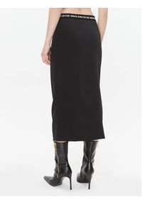 Versace Jeans Couture Spódnica ołówkowa 75HAE806 Czarny Regular Fit. Kolor: czarny. Materiał: syntetyk #3