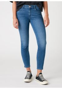 Wrangler - DAMSKIE SPODNIE JEANSOWE WRANGLER SKINNY CROP ZIP LIGHT BREEZE W225-ZD-29H