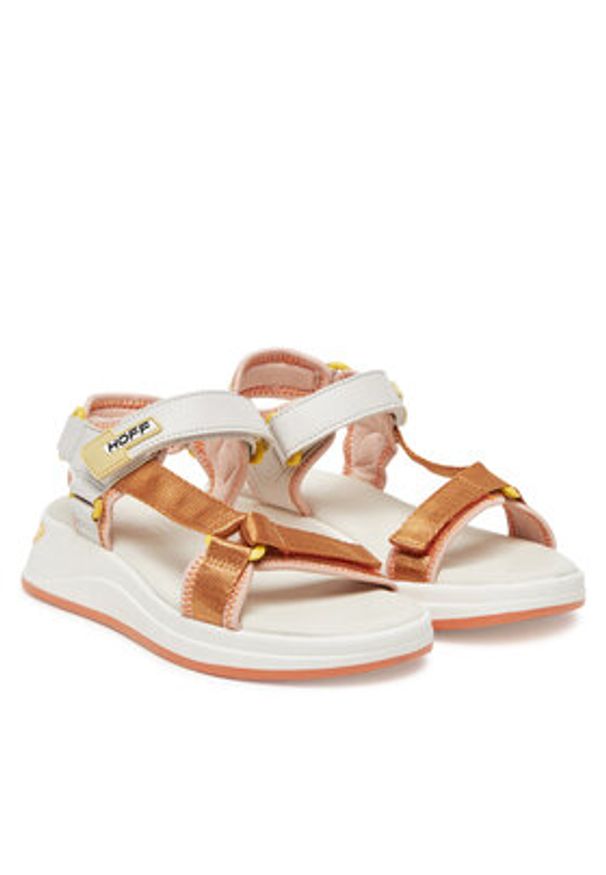 HOFF Sandały Samana 12508006 Pomarańczowy. Kolor: pomarańczowy. Materiał: skóra