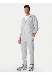 Reebok Spodnie dresowe Azaz RK25549CCM Szary Slim Fit. Kolor: szary. Materiał: bawełna #4