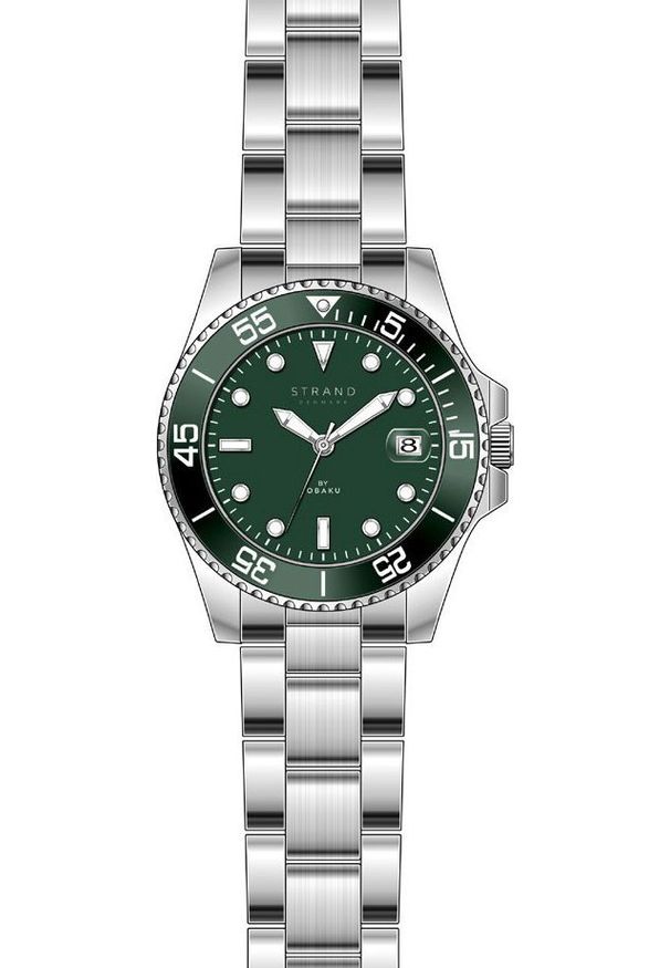 Zegarek Strand Zegarek damski Strand S727LDCESC srebrny. Kolor: srebrny