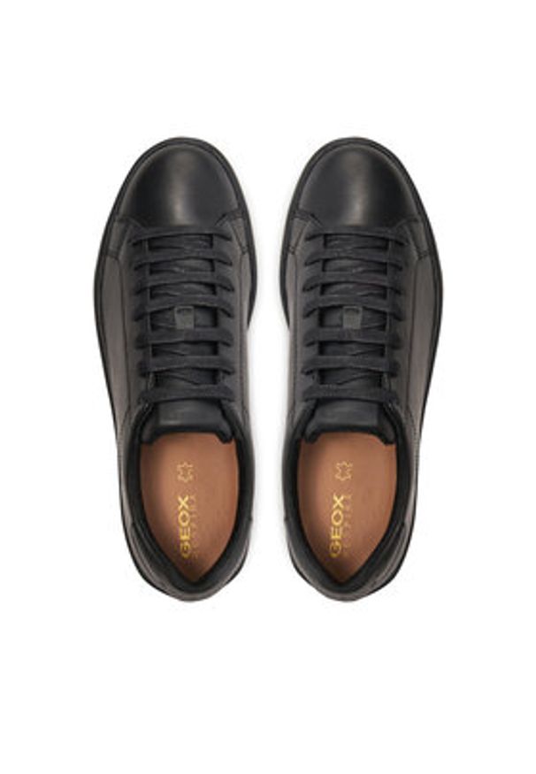 Geox Sneakersy D Spherica Ecub-1 D45WEB 00085 C9999 Czarny. Kolor: czarny. Materiał: skóra
