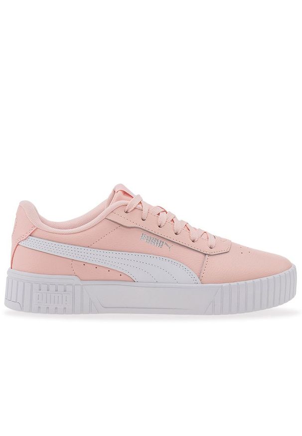 Buty Puma Carina 2.0 38618507 - różowe. Okazja: na co dzień. Kolor: różowy. Materiał: syntetyk, guma, skóra. Szerokość cholewki: normalna