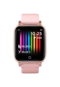 Bemi - Smartwatch BEMI Ter Różowy. Rodzaj zegarka: smartwatch. Kolor: różowy. Styl: sportowy #2