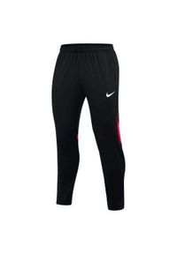 Spodnie sportowe męskie Nike Drifit Academy Pro. Kolor: czerwony, czarny, wielokolorowy. Materiał: dresówka