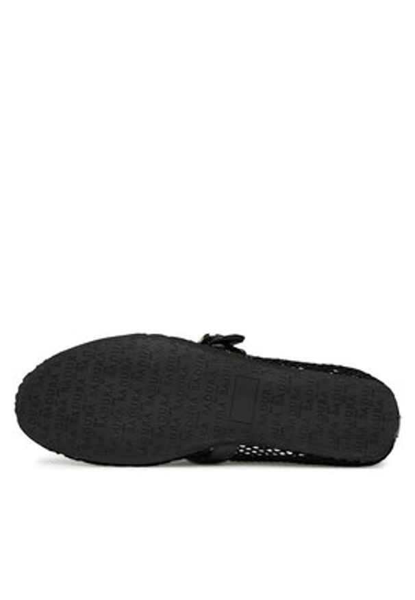 Badura Baleriny MIMOSA-SLT-24067P-52 Czarny. Kolor: czarny. Materiał: materiał