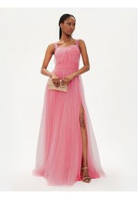 Fracomina Sukienka wieczorowa FQ24SD3022W52901 Różowy Regular Fit. Kolor: różowy. Materiał: syntetyk. Styl: wizytowy #2