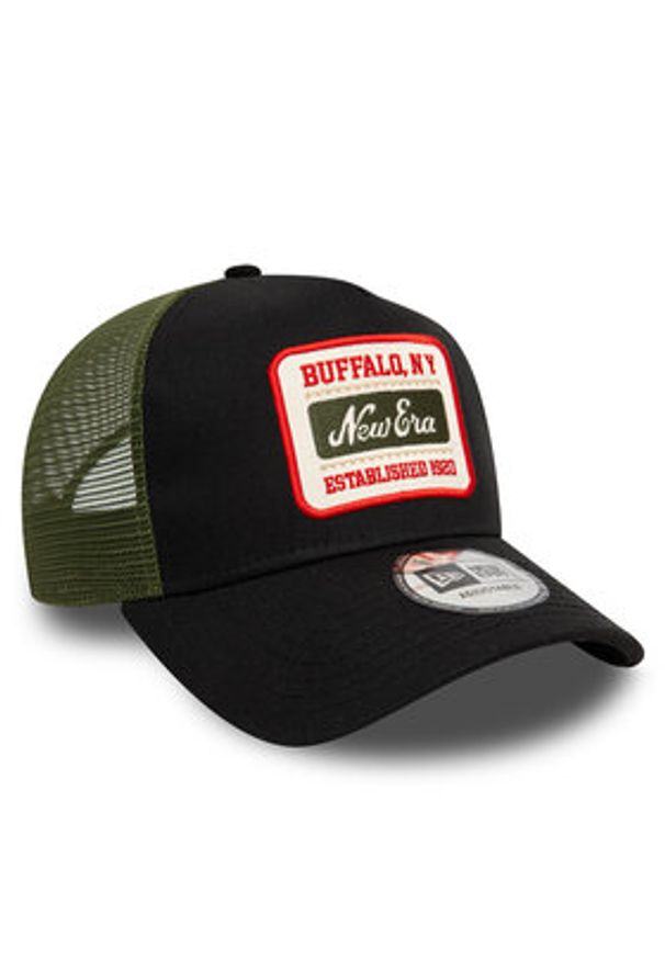 New Era Czapka z daszkiem Patch Trucker 60595459 Czarny. Kolor: czarny. Materiał: materiał, poliester