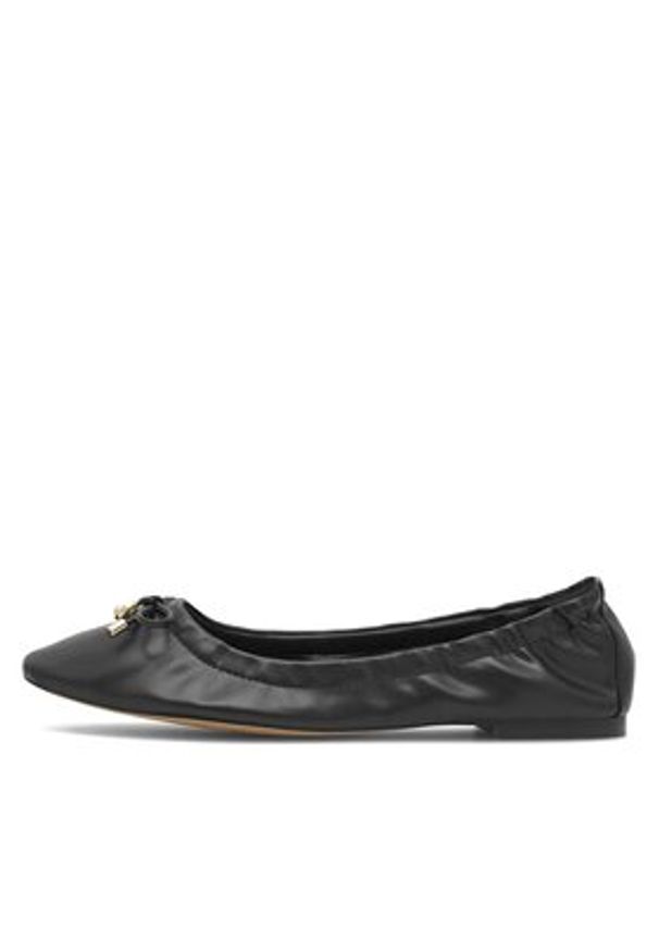 Nine West Baleriny WFA2617-1 Czarny. Kolor: czarny. Materiał: skóra