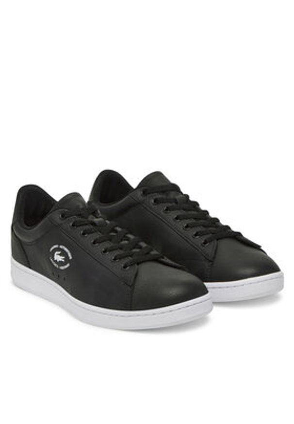 Lacoste Sneakersy 7-49SMA0032 Czarny. Kolor: czarny. Materiał: skóra