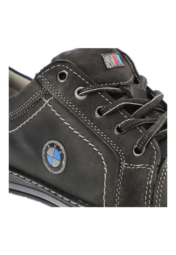 Czarne Półbuty Avanti Stylowe Buty Męskie. Zapięcie: sznurówki. Kolor: czarny. Materiał: tkanina, skóra. Wzór: gładki. Obcas: na obcasie. Styl: elegancki