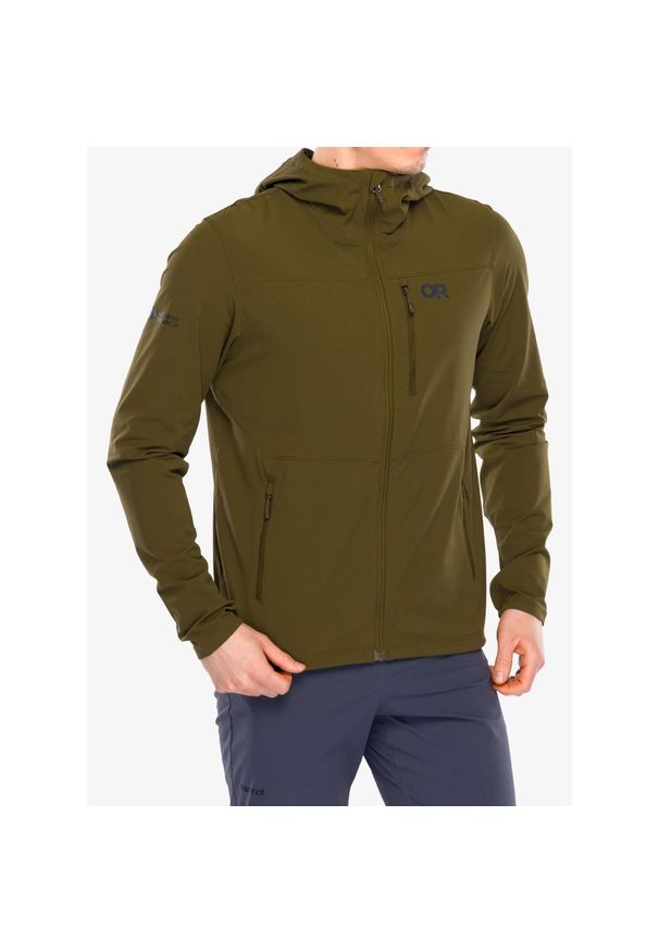 OUTDOOR RESEARCH - Kurtka męska Outdoor Research Ferrosi Hoodie. Kolor: zielony. Sport: outdoor
