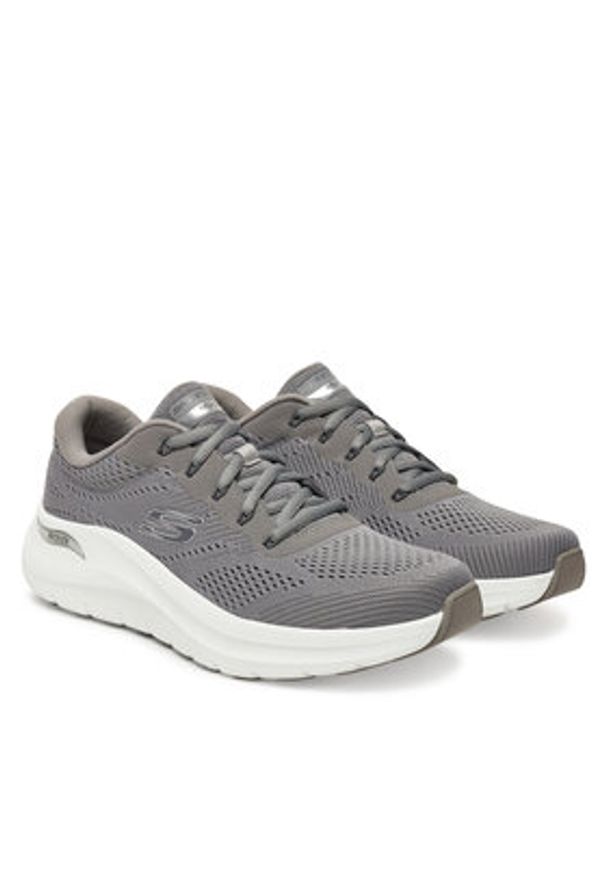 skechers - Skechers Sneakersy Arch Fit 2.0- 232700/GRY Szary. Kolor: szary. Materiał: materiał