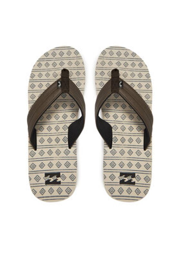 Billabong Japonki EBYL100030 Brązowy. Kolor: brązowy. Materiał: skóra